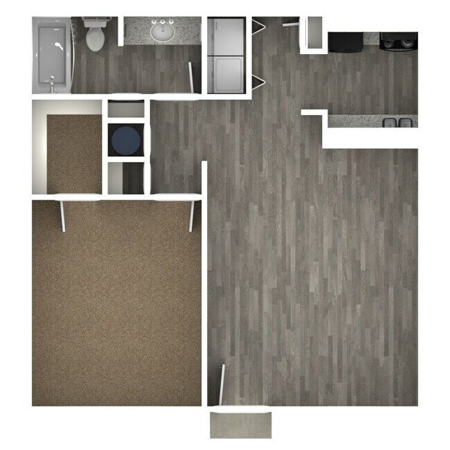1x1 - 640 0210 floor plan